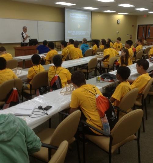 <span style="font-size:10px"> Students from the 2013 Camp Connect Program at UCF </span>